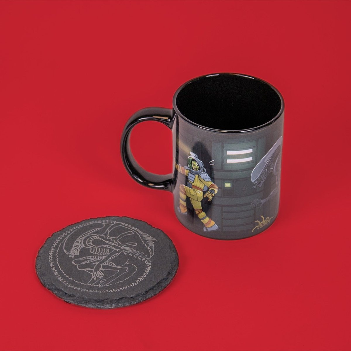 Alien Inspired Mug and Coaster Set