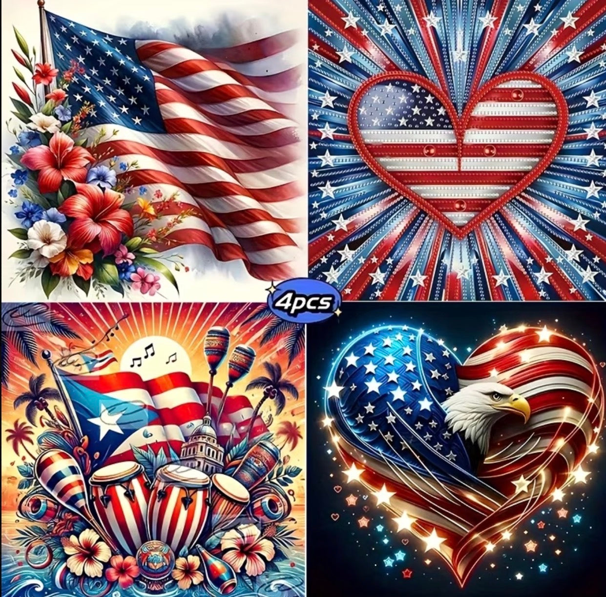 ASSORTED DIAMOND ART DIY PROJECTS - YOU PICK YOUR FAVORITE