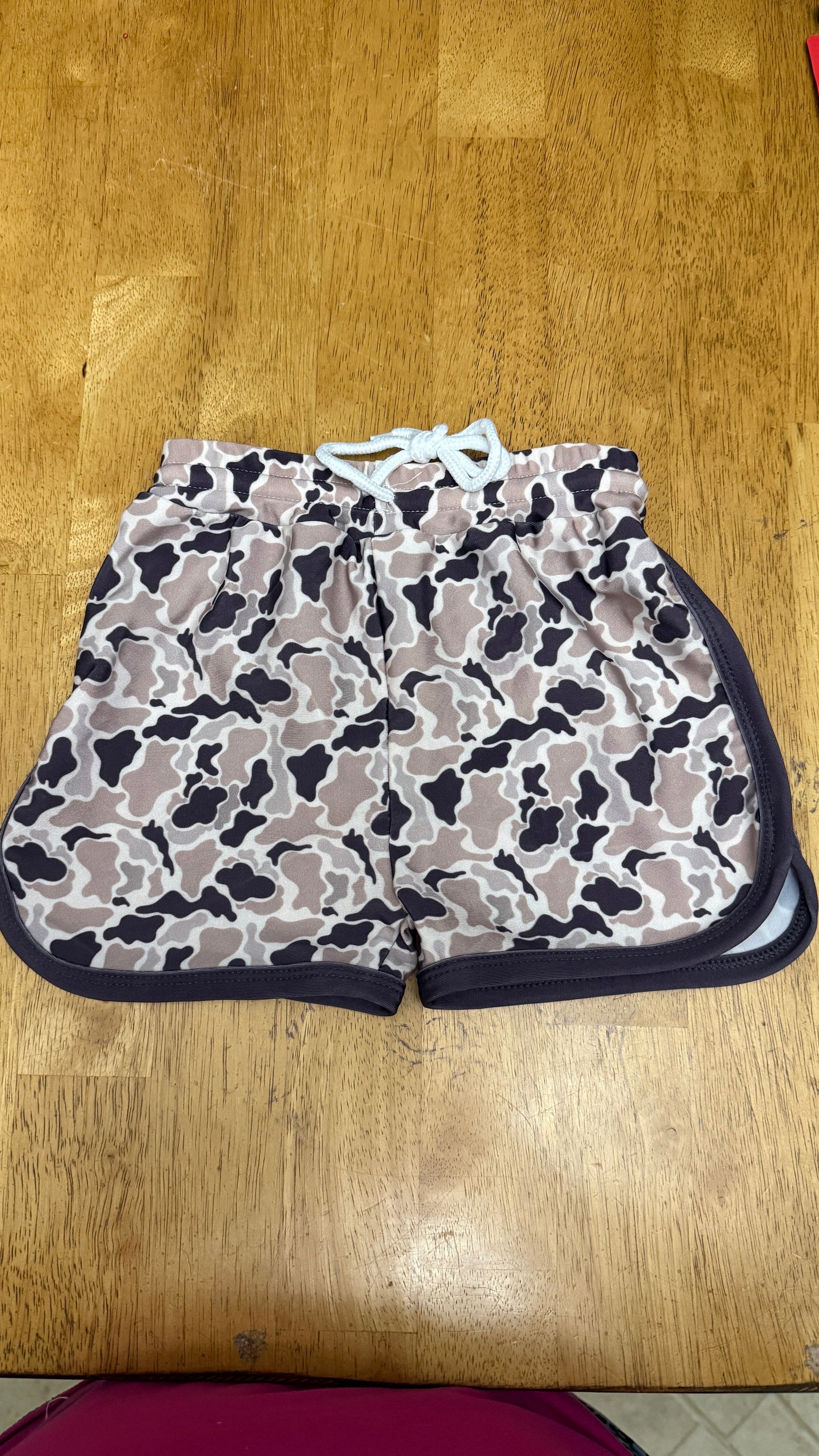 KID'S MATCHING SIBLING SWIMSUITS - NEUTRAL CAMO BOYS & GIRLS SWIMWEAR
