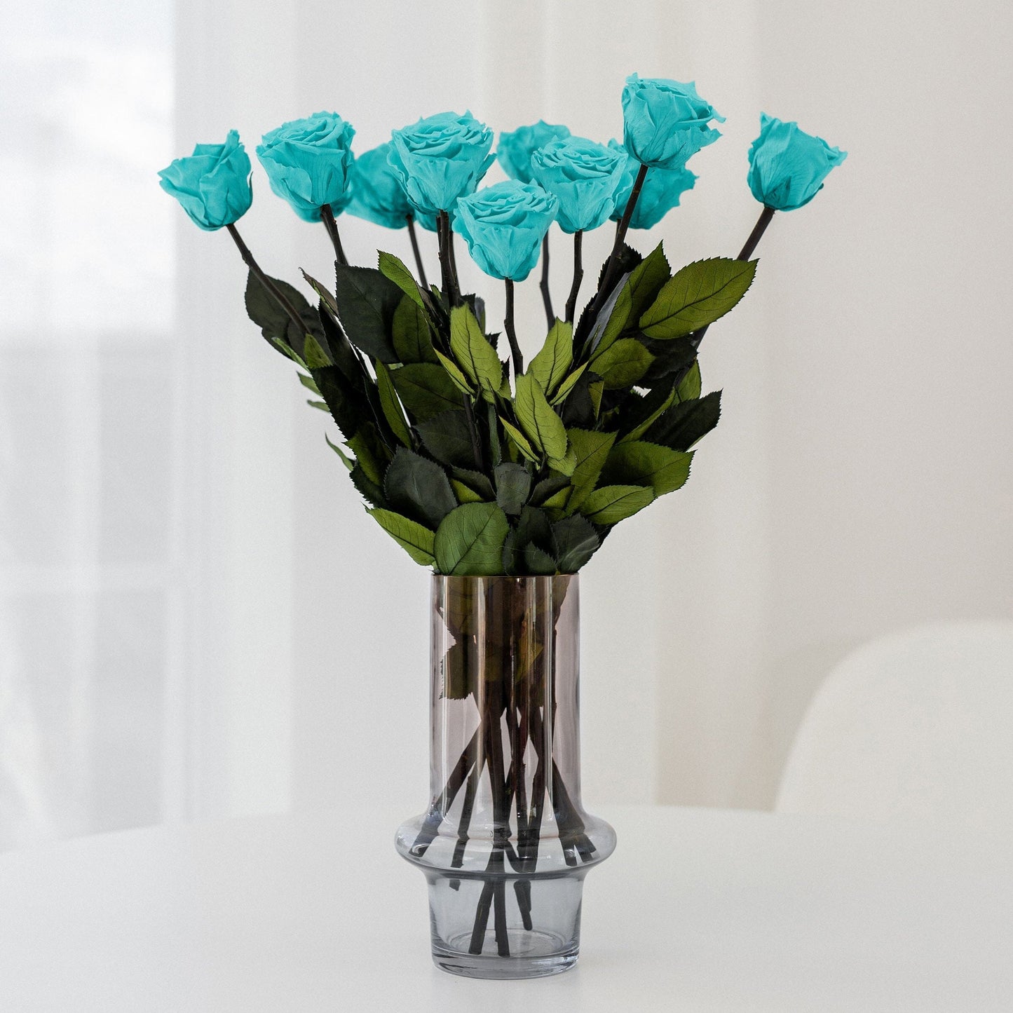 Long Stem Roses | Turquoise Roses