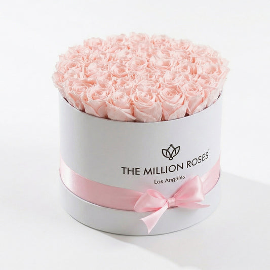 Supreme White Box | Light Pink Roses