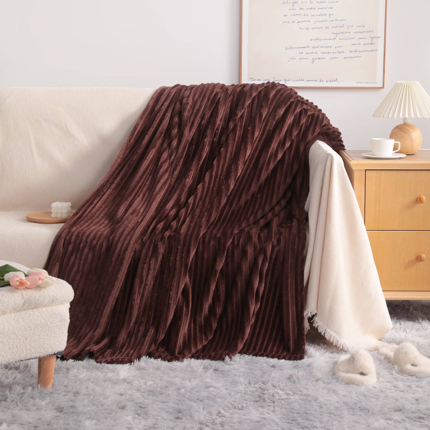 ALL SEASONS PLUSH FLANNEL FLEECE BLANKET