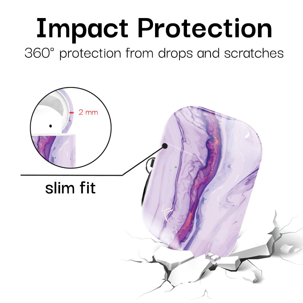 Icy Lavender AirPods Case