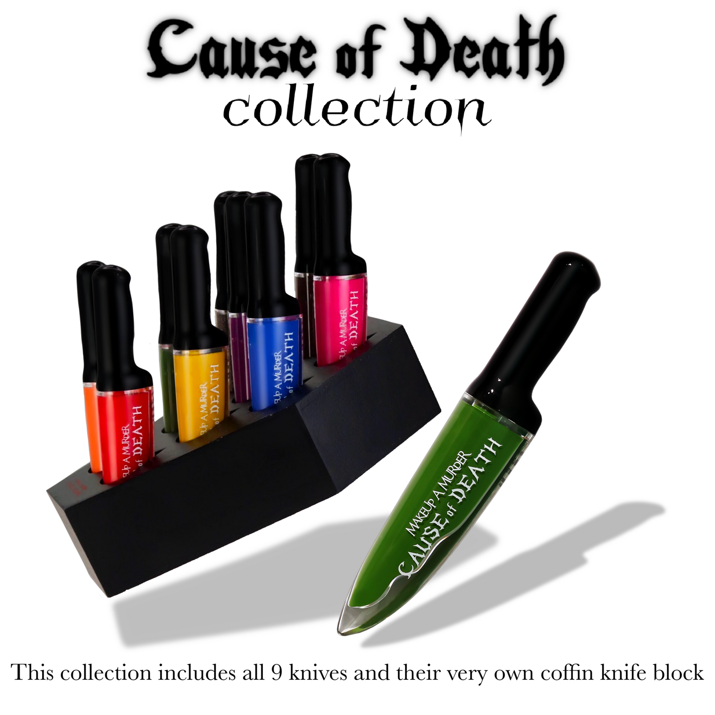 Cause of Death Rainbow Liquid Eyeshadow Collection