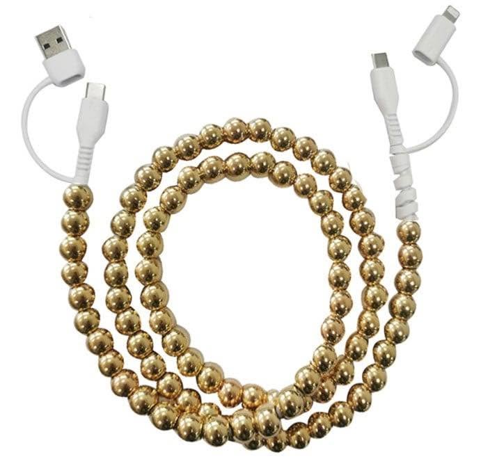 BEADED 4-IN-1 FAST CHARGING CABLE - SO MANY TO CHOOSE FROM
