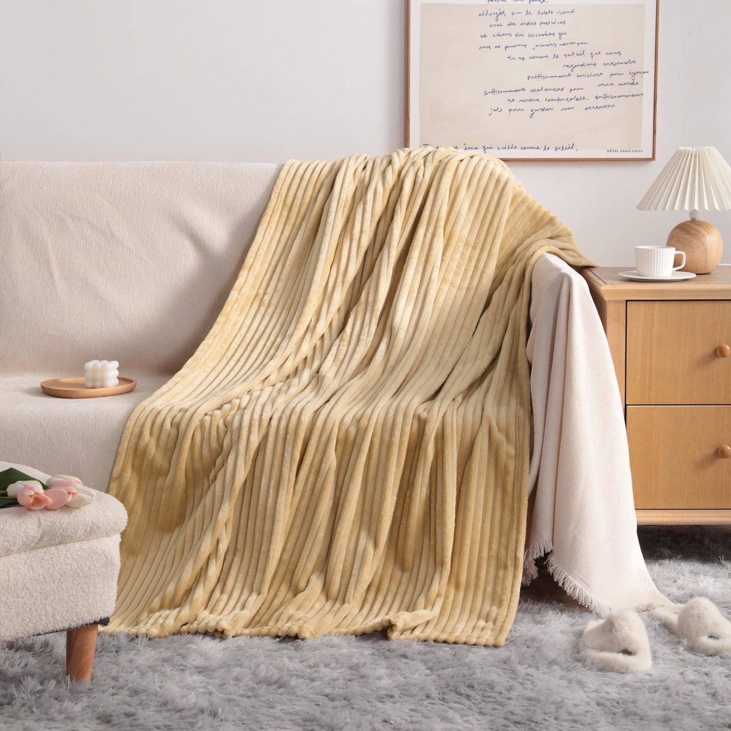 ALL SEASONS PLUSH FLANNEL FLEECE BLANKET