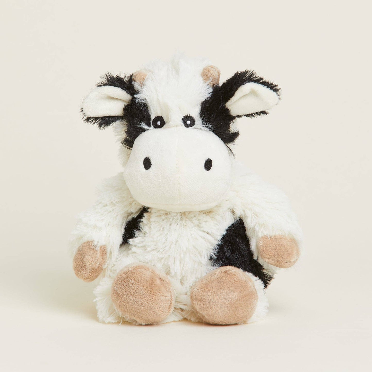 BLACK AND WHITE COW WARMIES JUNIOR 9"