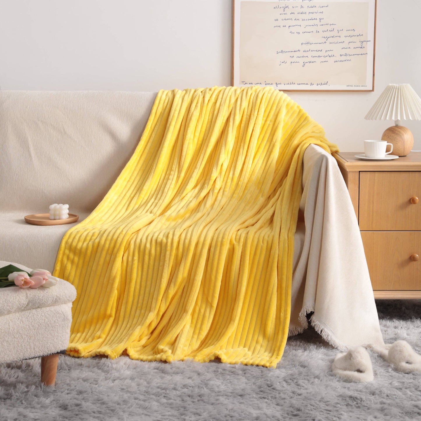ALL SEASONS PLUSH FLANNEL FLEECE BLANKET