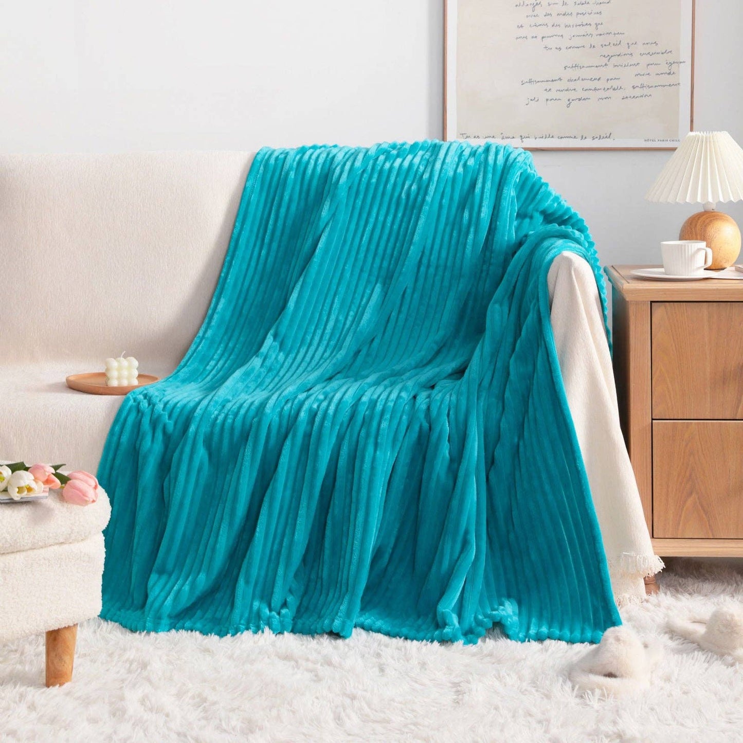 ALL SEASONS PLUSH FLANNEL FLEECE BLANKET