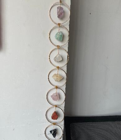 Raw Crystal 7 Gemstone Wall Decor - Manufacturer Stock