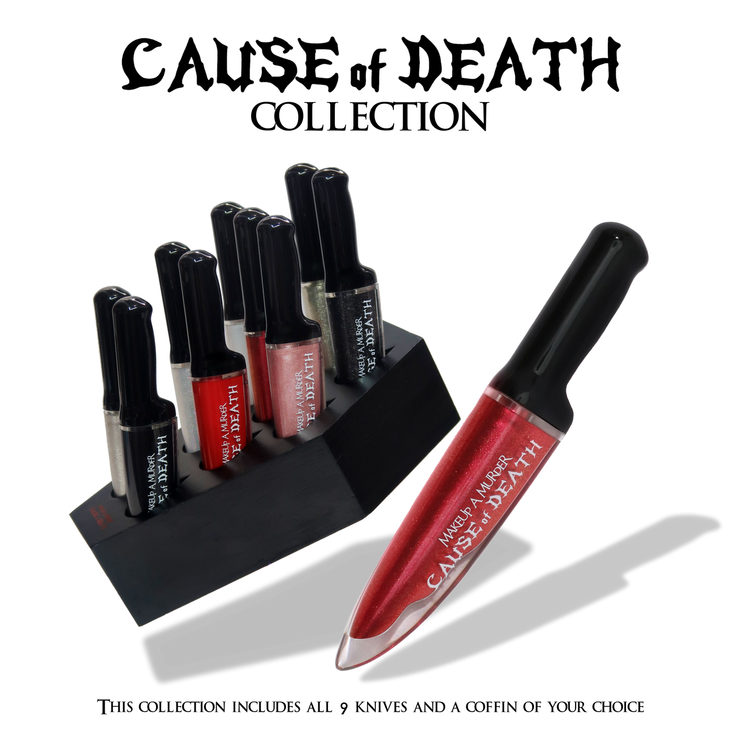 Cause of Death Liquid Eyeshadow Collection — Black Coffin