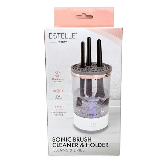 SONIC BRUSH CLEANER AND HOLDER - GREAT FOR MAKEUP BRUSHES
