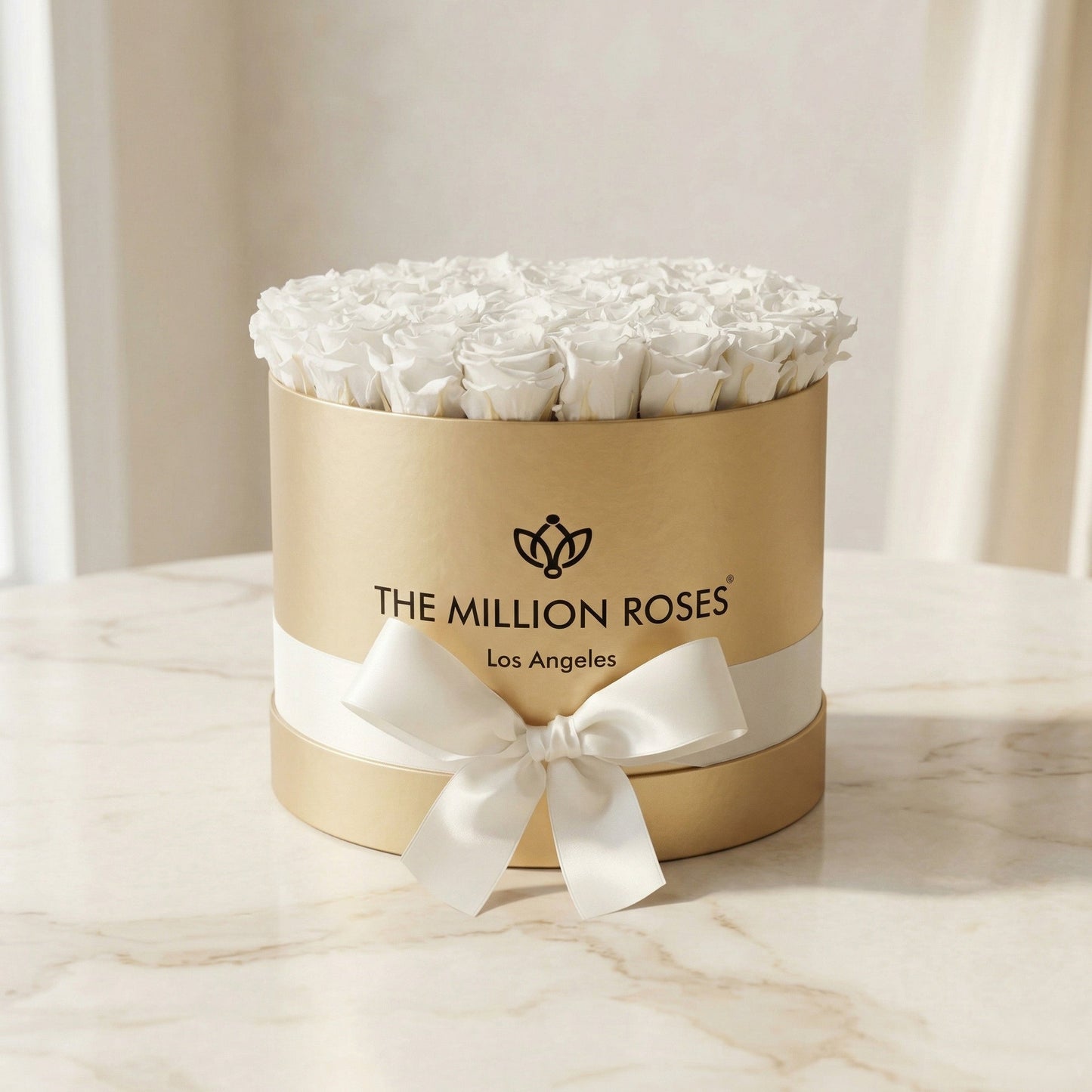 Supreme Gold Box | White Roses