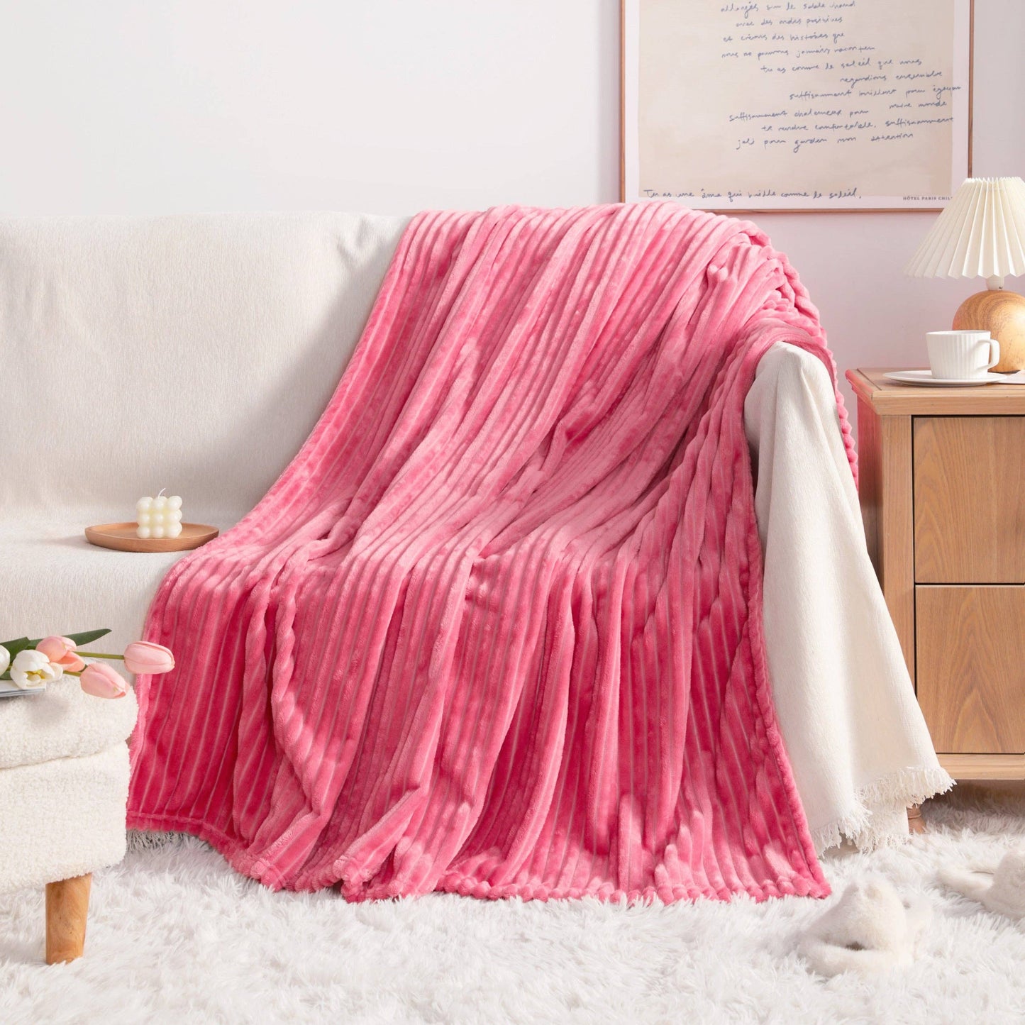 ALL SEASONS PLUSH FLANNEL FLEECE BLANKET