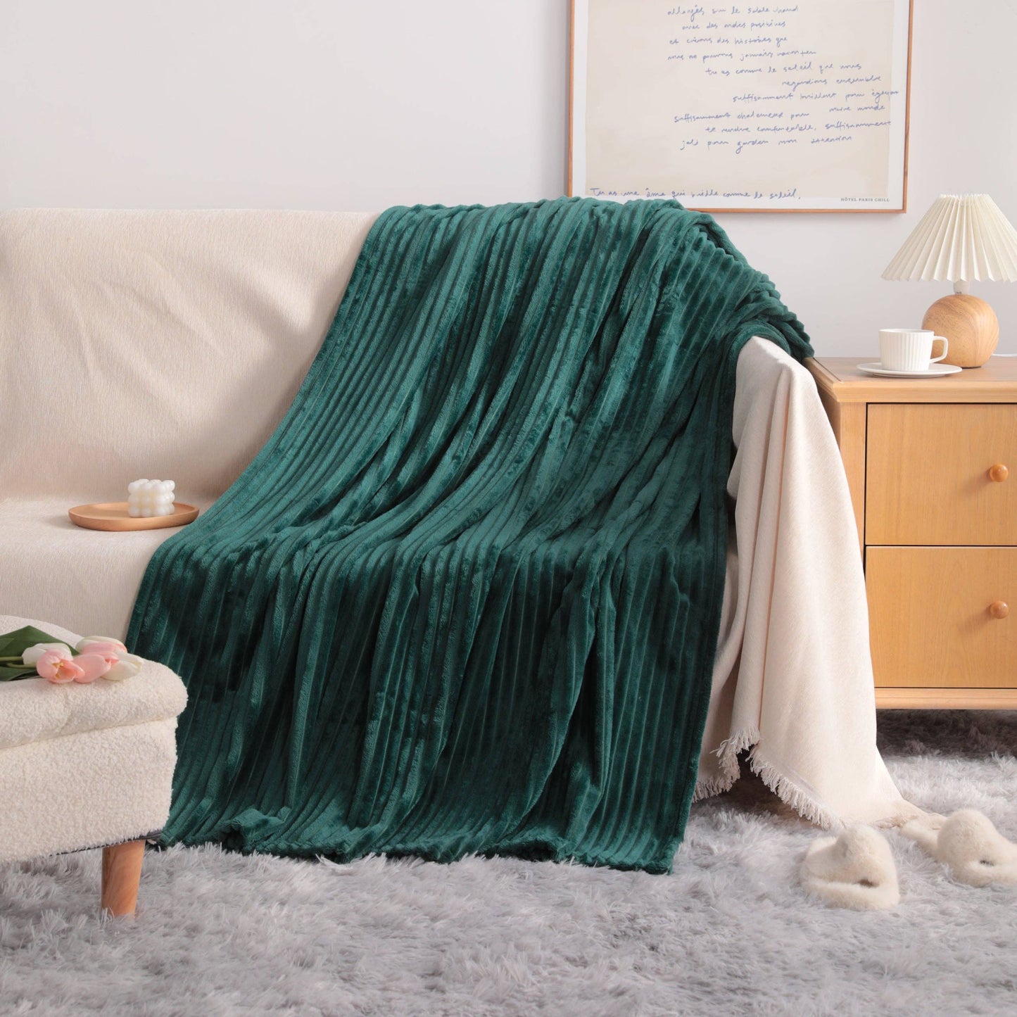 ALL SEASONS PLUSH FLANNEL FLEECE BLANKET