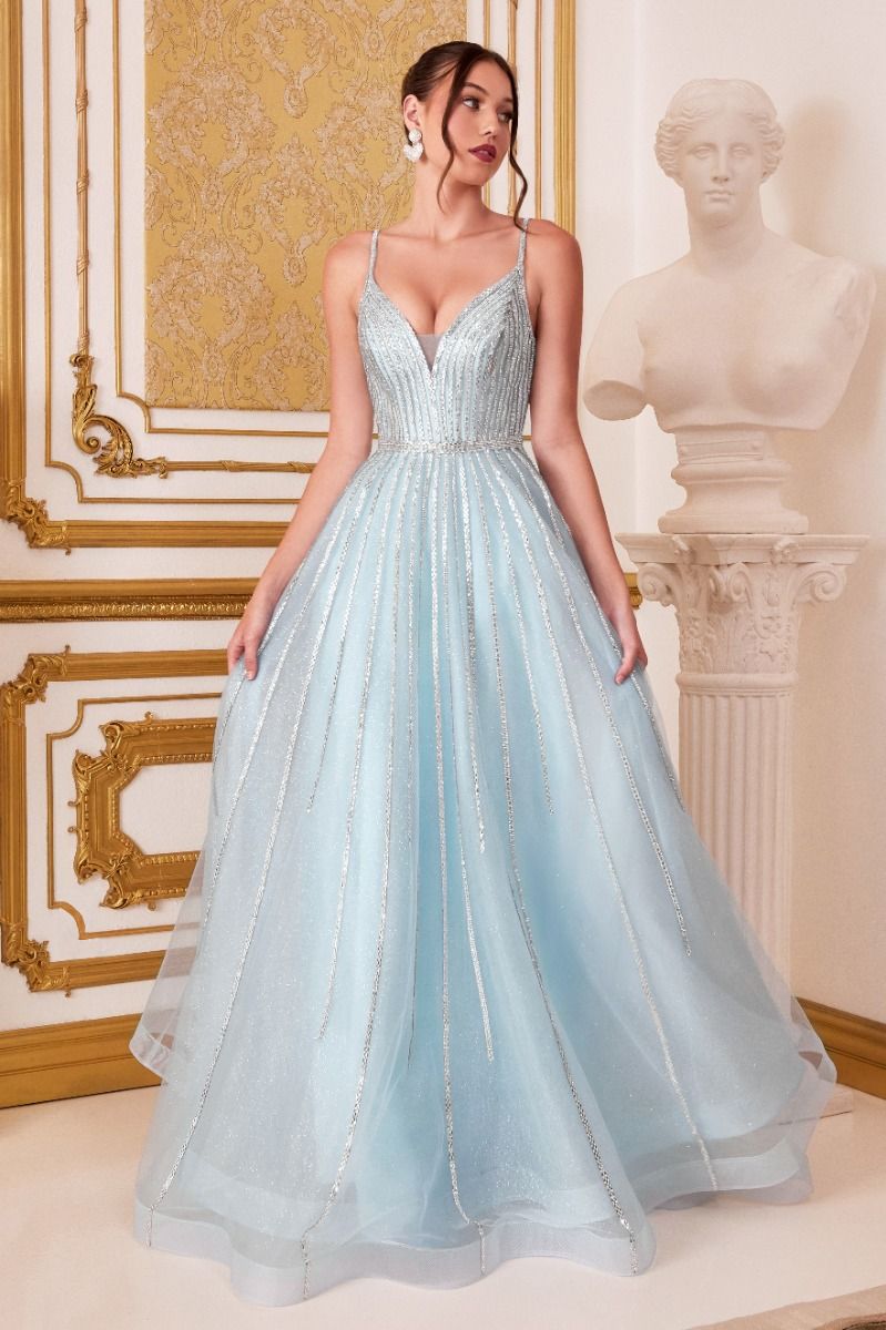 Embellished A-Line Gown CDCD940