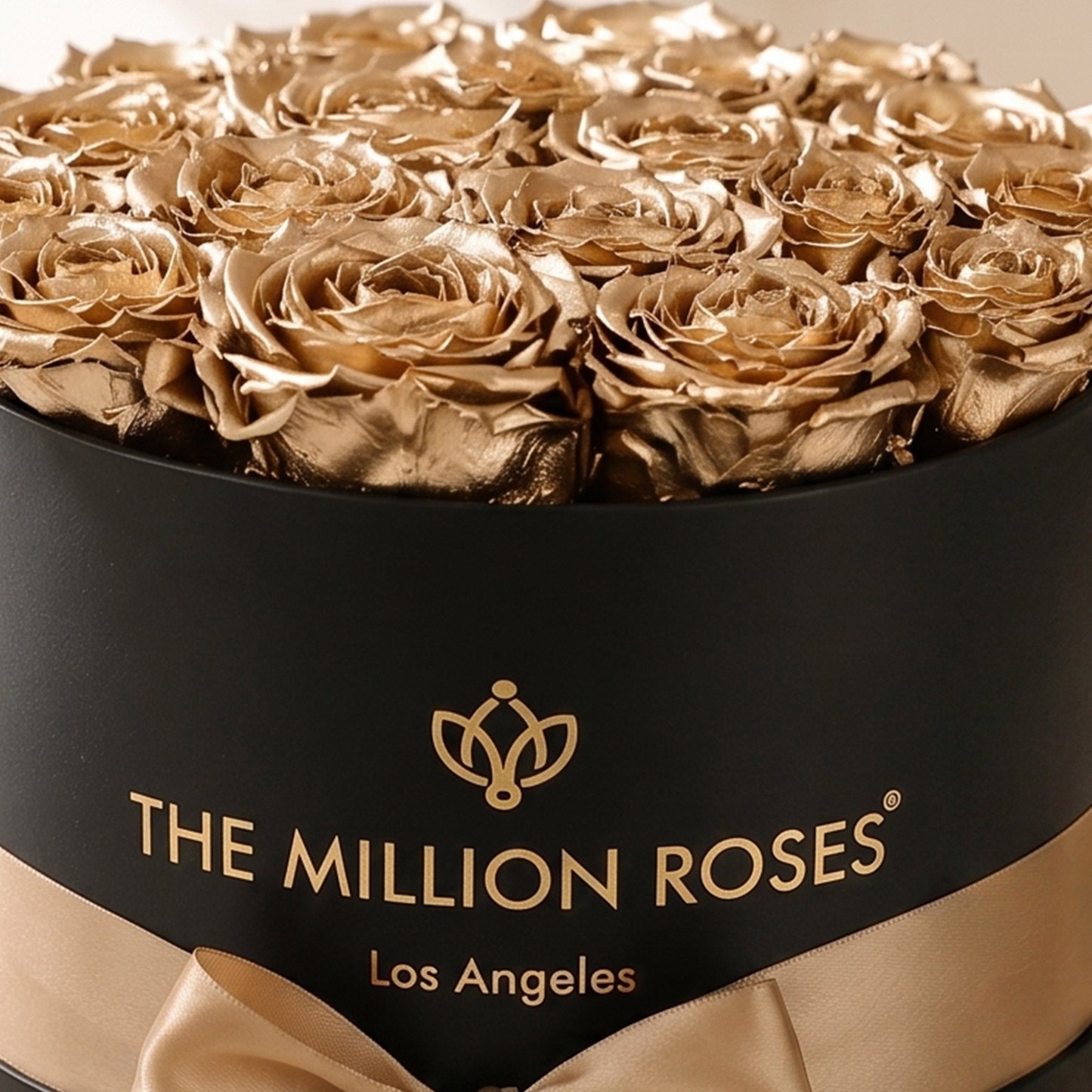 Classic Black Box | 24K Gold Roses