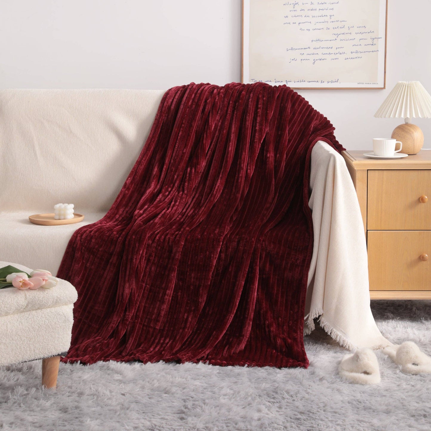 ALL SEASONS PLUSH FLANNEL FLEECE BLANKET