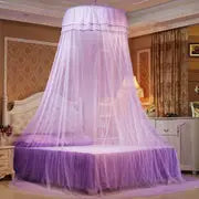 Round Ceiling Mosquito Net with Butterfly Decor (1pc)