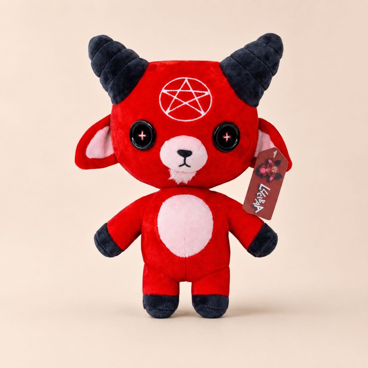 Lucibaa Demon Goat Plushie – PRE-ORDER (Ships Late October)