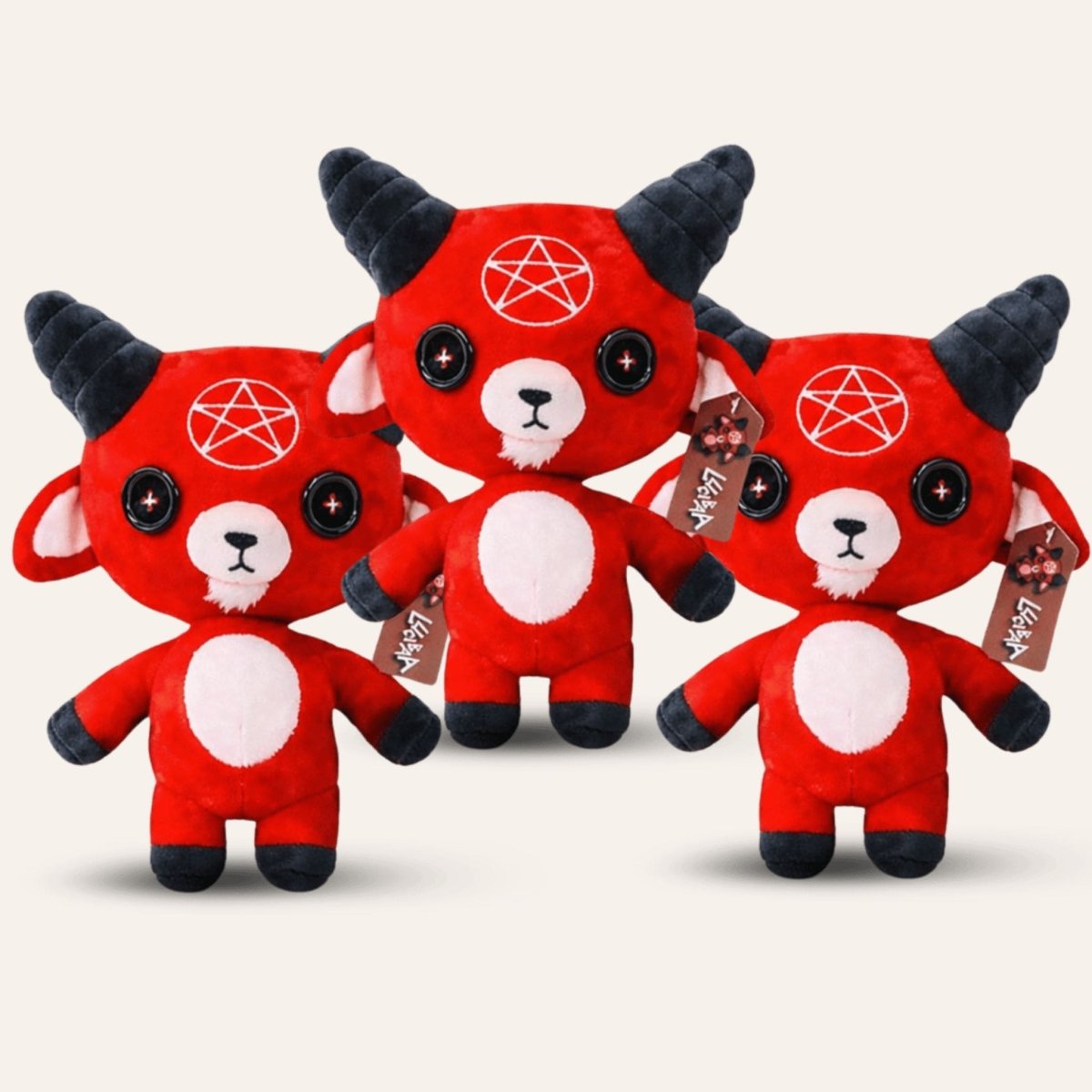 Lucibaa Demon Goat Plushie – PRE-ORDER (Ships Late October)