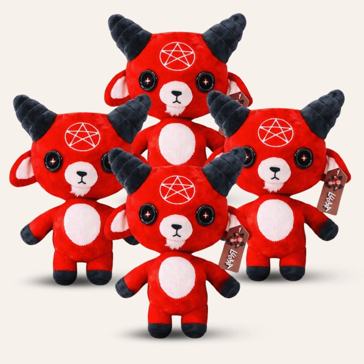 Lucibaa Demon Goat Plushie – PRE-ORDER (Ships Late October)